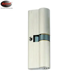 Brass Double Side Mortise Cylinder Satin Nickel Finish 45x45SNKK