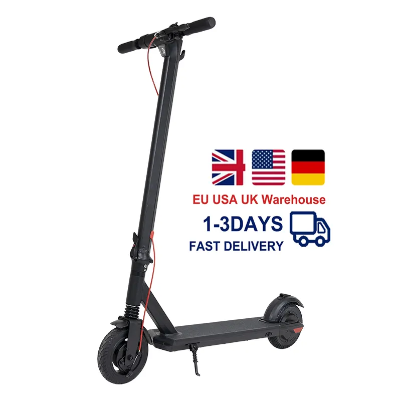 Tragbarer 8-Zoll-Zwei-Rad 250w bürstenloser Motor Erwachsenen-Großhandel-Elektro-Scooter mit Sitz