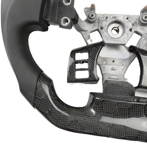 <span class=keywords><strong>พวงมาลัย</strong></span>หนังคาร์บอนไฟเบอร์แท้ทรง D แบบสปอร์ตสำหรับรถยนต์นิสสัน FX35 ยี่ห้อ DINGNUO พร้อมตะเข็บสีแดง 3 ก้าน ขนาด 35 มม. - Product Image 4