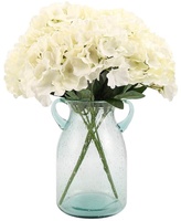 Wholesale 5 heads artificial flower silk hydrangea bouquets for wedding