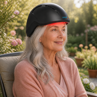 Casco Láser Profesional LLLT con 352 Diodos + 200 LED, Terapia de Luz Roja de 655nm para el Tratamiento de la Pérdida de Cabello