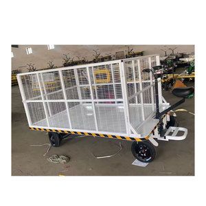 Chariot de manutention électrique plat avec siège pour transport de marchandises en Chine - Product Image 2