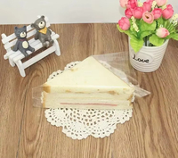 Sac d'emballage alimentaire en plastique PP pour pain et sandwich, avec impression en gravure personnalisée, support triangulaire de sécurité