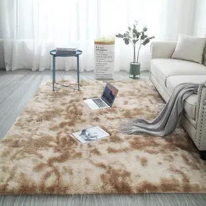 Tappeto colorato per soggiorno, colore marrone, tappeti e tappeti, area 9x12, tappeto shaggy