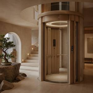 <span class=keywords><strong>Ascenseur</strong></span> panoramique rond pneumatique <span class=keywords><strong>de</strong></span> luxe LangGer pour villa, 3 étages, usage intérieur, en promotion - Product Image 4