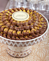 Ensemble de service de luxe pour café et douceurs arabes pour le Ramadan et l'Aïd – Décoration élégante pour fête du Moyen-Orient pour l'Aïd Moubarak
