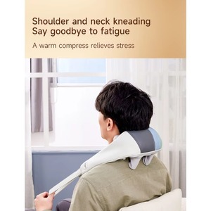 New Mini 6D Electric Pulse Beauty Shiatsu Manual Low Frequency Pulse Neck and Back Massager With Soothing <b>Heat</b> - Product Image 3