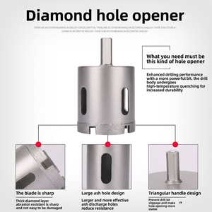 Foret diamanté segmenté sinterisé pour granit, foret à noyau robuste pour <span class=keywords><strong>maçonnerie</strong></span>, vitesse de perçage rapide, fabricant OEM - Product Image 5