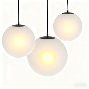 Lampe suspendue en verre à bulles LED blanche personnalisée, lustre en verre opale, <span class=keywords><strong>abat</strong></span>-<span class=keywords><strong>jour</strong></span> globe pour salon, chambre à coucher - Product Image 1