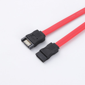 สายเคเบิลข้อมูล SATA 7P สายแบน ทองแดงบริสุทธิ์ ชุบนิกเกิล สำหรับใช้กับคอมพิวเตอร์ - Product Image 1