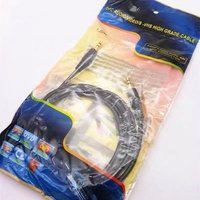 Cable de audio macho a macho AV de 3,5mm, Conector de audio de 1 a 1 para ordenador, auriculares para teléfono móvil, interfaz universal 3,5