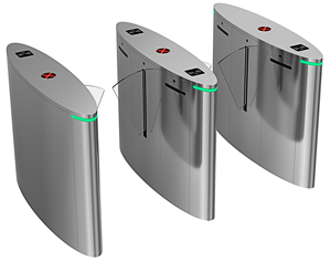 24V kiểm soát truy cập turnstiles tự động mã vạch Nắp Swing rào cản thiết bị an ninh với máy ảnh hiệu quả an toàn hệ thống cổng - Product Image 4