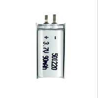 501220 3,7V 90mAh Leichtgewichtige Lipo-Zelle mit Zuverlässiger Entladung für Mini-Elektronik und Intelligente Sensoren 501225 501230 501440