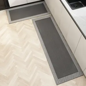 厨房地毯和地垫可洗2件套厨房地垫缓冲抗疲劳厨房地毯门垫地毯