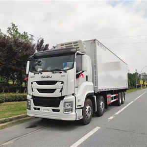 VC61 GIGA Diesel 8x4, camion Cargo robuste à 12 pneus avec réfrigérateur thermo king