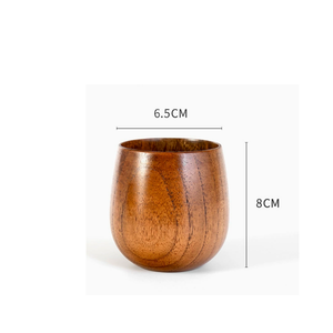 Portabicchieri in Pelle PU Stile Ins <span class=keywords><strong>con</strong></span> Cinghia in Legno e Scritta - Product Image 6