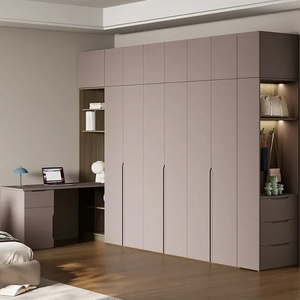 Muebles de dormitorio principal, armario a medida, estilo escandinavo, personalización completa, moderno, maximiza el almacenamiento, armario empotrado de madera contrachapada - Product Image 3