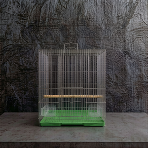 Jaula de metal de alambre de hierro galvanizado con bandeja extraíble para periquitos y canarios, para cría diaria, venta al por mayor - Product Image 3