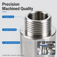 Composants métalliques de précision en aluminium et acier inoxydable usinés CNC, sur mesure pour l'industrie, usinage CNC de précision OEM