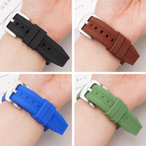 Bracelets de montre en silicone à dégagement rapide pour <span class=keywords><strong>Apple</strong></span> <span class=keywords><strong>Watch</strong></span>/Samsung Galaxy Bracelet hypoallergénique souple 20mm 22mm Compatible avec <span class=keywords><strong>Garmin</strong></span> - Product Image 2