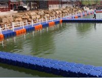 Blocs de quai modulaires flottants en plastique, cubes pontons, passerelle facile à assembler, quai pour jet ski, résistant aux UV et aux chocs