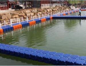 Blocs de quai modulaires flottants en plastique, cubes pontons, passerelle facile à assembler, quai pour jet ski, résistant aux UV et aux chocs - Product Image 4