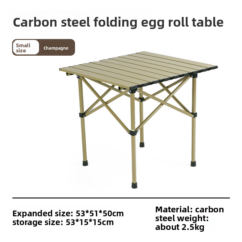 50 champagne color square table