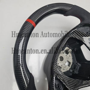 Volante Deportivo de Fibra de Carbono y Cuero Perforado para Chevrolet Camaro, Producto Popular - Product Image 2