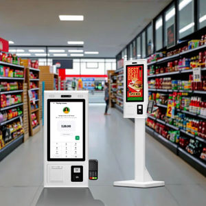 Caisse enregistreuse POS avec paiement par code QR en libre-service pour les supermarchés et les restaurants, station de commande de produits (21,5-32 pouces) - Product Image 6
