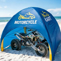 Tente dôme gonflable coupe-vent et imperméable, grande structure extérieure pour stands de salons professionnels