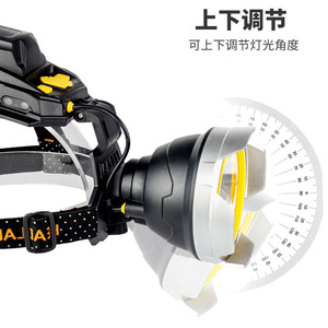 Lampe frontale Golfein à LED rechargeable et à intensité réglable pour le camping, la randonnée, la pêche - Product Image 3