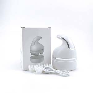 Masseur de tête sans fil Masseur de cuir chevelu électrique avec masseur à main à vibrations à modes multiples pour animaux de compagnie, personnes - Product Image 6