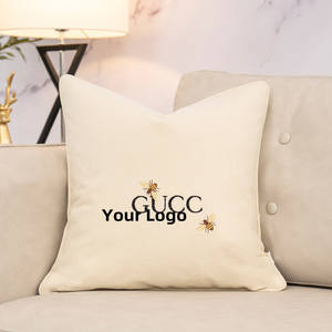 ปลอกหมอนอิงแบบปักโลโก้ออกแบบได้ตามต้องการปลอกหมอนอิงตกแต่งบ้านดีไซน์ลูกค้า - Product Image 2