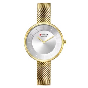 Montre à quartz ultra-fine et minimaliste pour femme, bracelet en acier inoxydable, étanche 30M, élégante et décontractée - Product Image 4