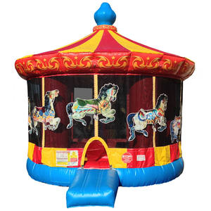Château Gonflable Manège de Cirque, Trampoline Gonflable, Carrousel Gonflable, Maison de Rebond Gonflable pour <span class=keywords><strong>Location</strong></span> de Fêtes - Product Image 1