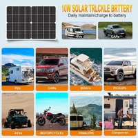 Panneau solaire monocristallin en verre 30W, chargeur de batterie solaire 5400Pa résistant à la neige pour tracteur de pelouse, caméra de sécurité, surveillance agricole
