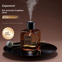 Diffuseur de parfum d'ambiance en verre grande capacité 500 ml, ornement d'aromathérapie luxueux à brancher, forme carrée pour chambre à coucher