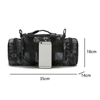 Sac banane tactique d'extérieur en polyester imperméable de qualité supérieure avec fermeture éclair, sacoche d'épaule pour appareil photo, sac de taille personnalisé pour homme pour la randonnée