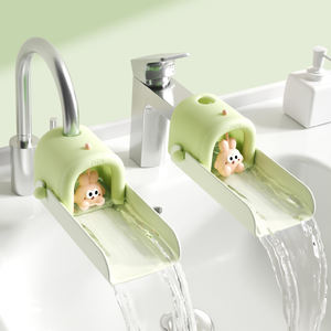 Extensor de Grifo de Agua para Lavado de Manos para Niños, Diseño de Conejo de Dibujos Animados, Material PP Seguro, <span class=keywords><strong>ELSABABY</strong></span> EB-1205 - Product Image 2