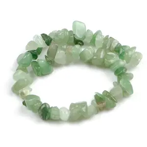 厂家销售石珠天然宝石蓝宝石自由形态绿色金星不规则碎片5-8毫米优质项链