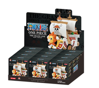 Nouvel Arrivage 100% Authentique One Piece The Grand Line Vehicles Series Bateau de Luffy Figurines d'Anime Japonais Boîte Mystère Jouet Décoratif