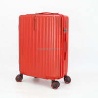 Valise intelligente légère et durable en ABS+PC, 20 pouces, 4 roues, élégante, avec logo personnalisé, valise à roulettes