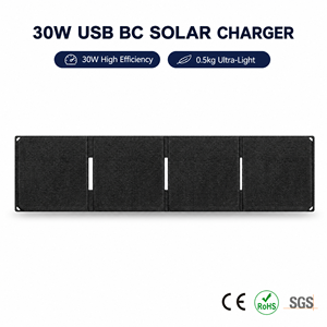 Panneau <span class=keywords><strong>Solaire</strong></span> Portable Pliable en Gros 15W 30W 60W <span class=keywords><strong>Chargeur</strong></span> USB pour Camping et Alimentation de Secours d'Urgence - Product Image 4