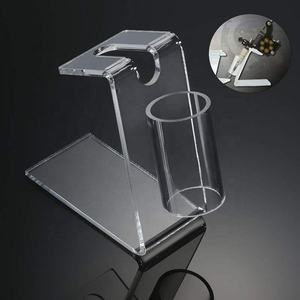 Qiwu acrylique <span class=keywords><strong>tatouage</strong></span> pistolet support bobine <span class=keywords><strong>Machine</strong></span> sèche-cheveux outil électrique présentoir Transparent acrylique pliage étagère - Product Image 1
