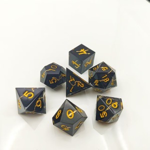 Juego de dados de resina estilo punk Lovecraft, dados poliédricos Cthulhu Mythos DND para juegos de rol de mesa, caja de regalo - Product Image 2