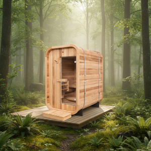 Sauna à vapeur individuel d'extérieur en <span class=keywords><strong>bois</strong></span> de cèdre massif du Canada, vente en gros mondiale, 1 personne - Product Image 1