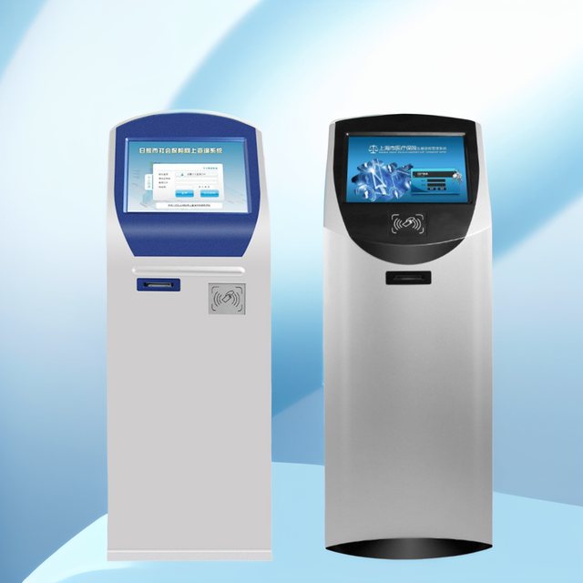 Bank Hospital Automatic Queuing System Kiosk Touch Screen Ticket Dispenser Machine With Led Display Queue Management System