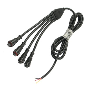 Kabel Splitter Daya Tahan Air Berisolasi PVC Inti Tembaga dengan 1 5 Output <span class=keywords><strong>2</strong></span> 3 Pin O-Ring Tertutup Sekrup untuk Lampu Sorot LED. - Product Image 4