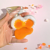 Jouet Squishy en TPR Simulation Œuf de Lave OEM, à Rebond Lent, Anti-Stress, Fabricant pour Commandes en Gros Personnalisées, Vente en Gros, Unisexe, 14 Ans