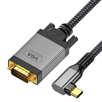 USB-C-auf-VGA-Kabel, USB-Typ-C-auf-VGA-Konverter, 1080p 60Hz, für Laptops, Mobiltelefone, Tablets, HDTV-Displays und Projektoren
